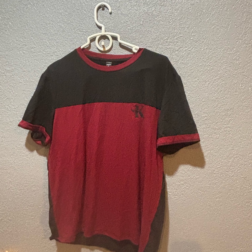 NFINITY Black and Red Short Sleeve Tee